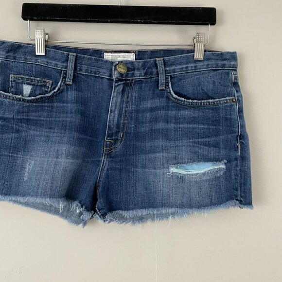 Current/Elliott The Boyfriend Denim Shorts in Love Destroy Size 29 - Picture 5 of 5